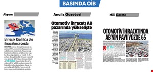 OTOMOTİV İHRACAT AB PAZARINDA YÜKSELİŞTE!